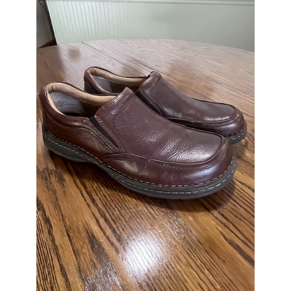 Born Mens 11 Loafers Shoes Brown Blast III Leather Slip On Comfort Casual Rugged